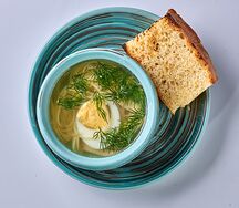 Суп куриный с лапшой