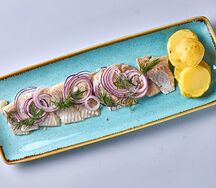 Сельдь с картофелем