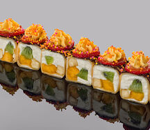 Сладкий ролл с киви и бананом