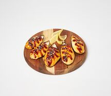 Запеченные мидии с соусом спайси