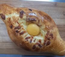 Хачапури по-аджарски (лодочка)