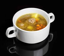 Детский суп с фрикадельками