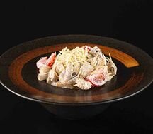 Паста С курицей и грибами