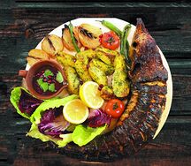 Стерлядь на углях