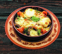 Шампиньоны с сыром