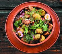 Жаркое из курицы с грибами