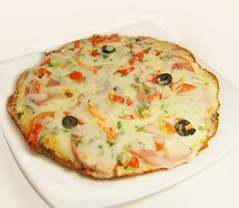 Пицца с ветчиной