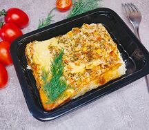 Фриттата с горбушей большая