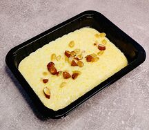 Кукурузная каша с мёдом и орехами маленькая
