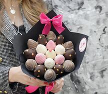 Букет из клубники 4 шоколада S