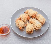 Креветки Катаифи
