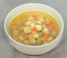 Картофельный суп с фрикадельками