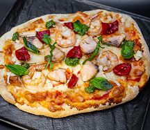 Пицца с морепродуктами