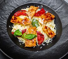 Паста с лососем