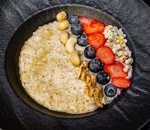 Каша овсяная на молоке