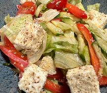 Салат с кальмаром