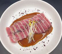 Татаки из тунца с соусом понзу