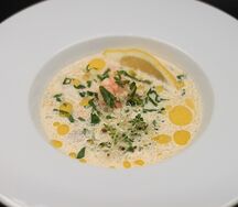 Чаудер, сливочный с морепродуктами