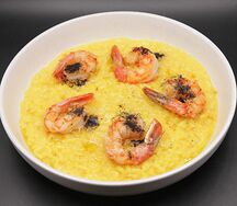 Ризотто миланезе с лангустинами