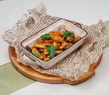 Грибы, жаренные с картофелем и луком