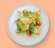 Салат Цезарь с креветкой