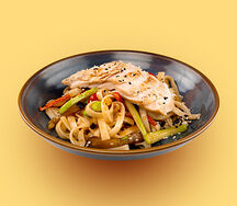 Удон с креветками