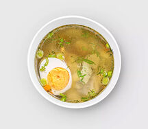 Куриный бульон с лапшой