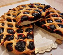 Пирог с черникой