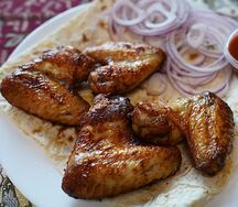 Шашлык из куриных крылышек