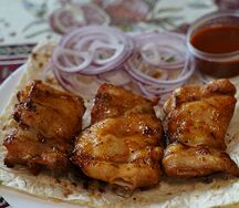 Шашлык из филе бедра куриного 