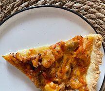 Киш с курицей и грибами