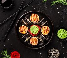 Острый ролл с угрем 