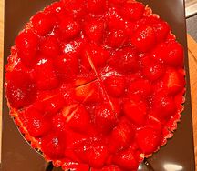 Чизкейк клубничный