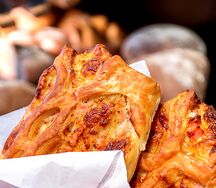 Слойка ветчина сыр