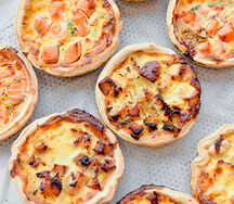 Киш с лососем