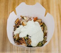 Сытный куш со свининой