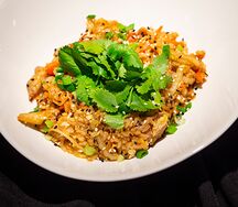 Wok овощной с рисом