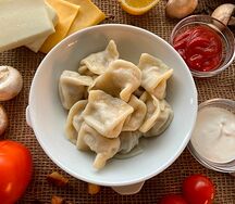 Пельмени с индейкой