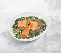 Суп с лососем
