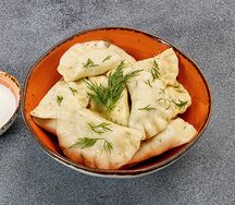 Вареники с картошкой и укропом