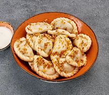 Вареники с картошкой и белыми грибами