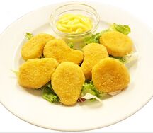 Наггетсы с сырным соусом