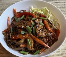 Лапша Соба с куриным филе