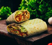 Шаурма острая с курицей мини