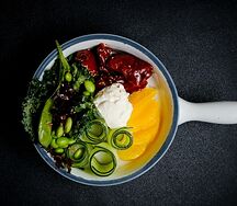 Салат с уткой и апельсинами