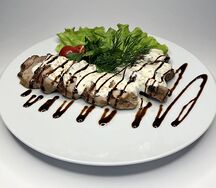 Свинина в сливочно-горчичном соусе
