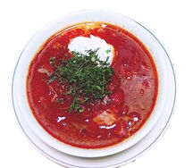 Борщ с говядиной