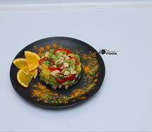 Աղցան հավով և նարնջով