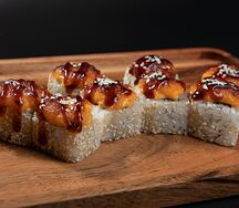 Запеченный с курицей