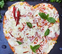 Мяспицца-сердце Ветчина из индейки по-мексикански